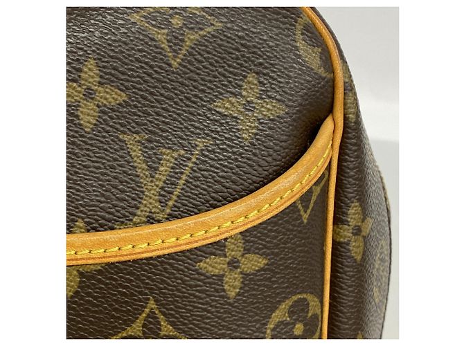 Louis Vuitton Monogram Deauville Handtasche Braun - Ansicht 7
