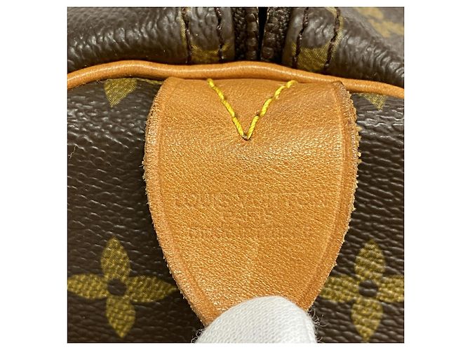 Louis Vuitton Boston Monogram Keepall 55 Castaño - vista 5