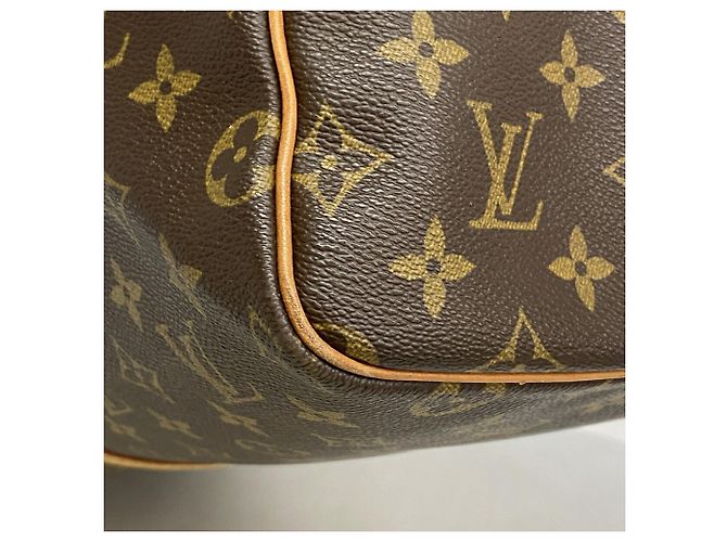 Louis Vuitton Boston Monogram Keepall 55 Castaño - vista 6