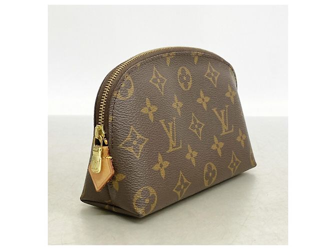 Borsa Louis Vuitton Monogram Pochette Tic PM Marrone - vista 2