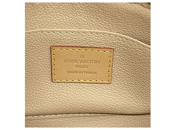 Borsa Louis Vuitton Monogram Pochette Tic PM Marrone - vista 5