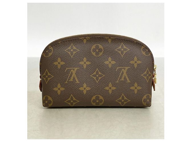 Borsa Louis Vuitton Monogram Pochette Tic PM Marrone - vista 9