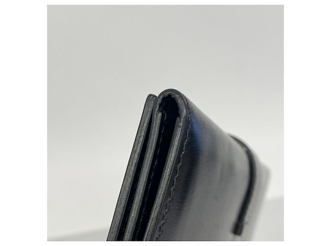 Hermès Hermes Tri-fold Long Wallet in Black Box Calf Leather - view 5