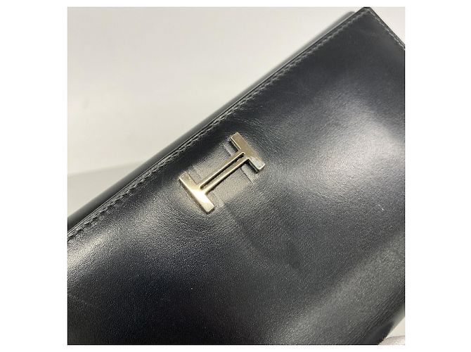 Hermès Hermes Tri-fold Long Wallet in Black Box Calf Leather - view 7