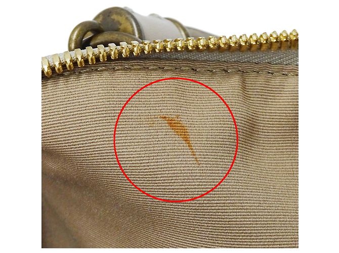 Borsa a mano Burberry in pelle beige - vista 16