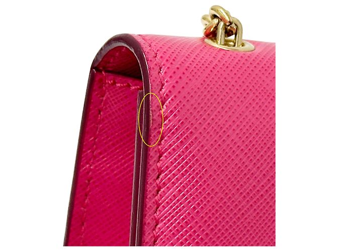 Pochette e borsa a tracolla in pelle rosa Salvatore Ferragamo - vista 8