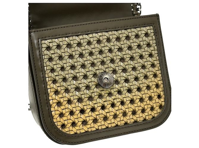 Stella Mc Cartney Borsa a tracolla Stella McCartney Falabella Box Khaki Cachi - vista 15