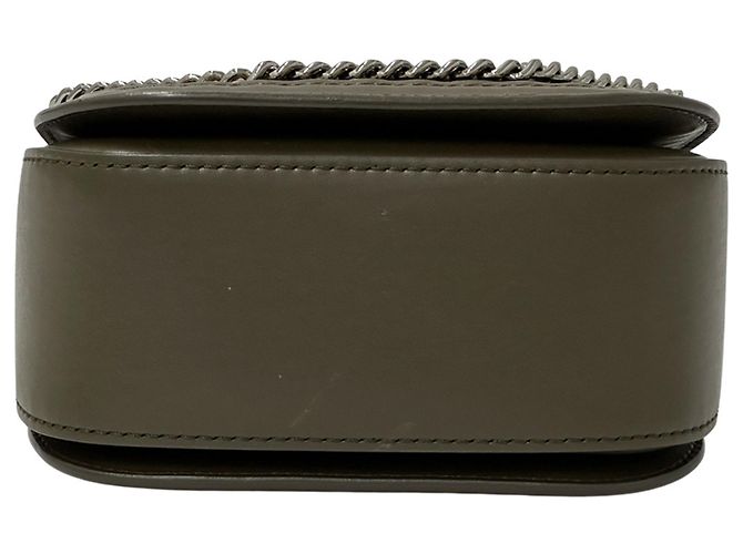 Stella Mc Cartney Borsa a tracolla Stella McCartney Falabella Box Khaki Cachi - vista 4