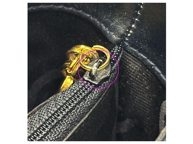 Borsa in pelle blu navy Salvatore Ferragamo - vista 14