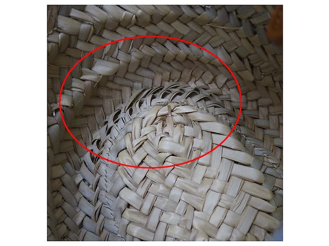 Chloé Handtasche aus Raffia und Leder in Braun - Ansicht 8
