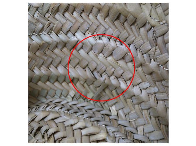 Chloé Handtasche aus Raffia und Leder in Braun - Ansicht 9