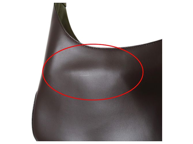 Borsa a tracolla in pelle Salvatore Ferragamo Marrone Cachi - vista 8