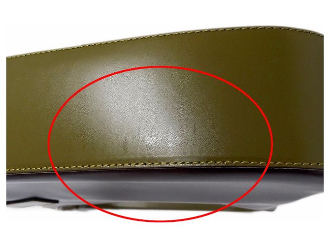 Borsa a tracolla in pelle Salvatore Ferragamo Marrone Cachi - vista 9