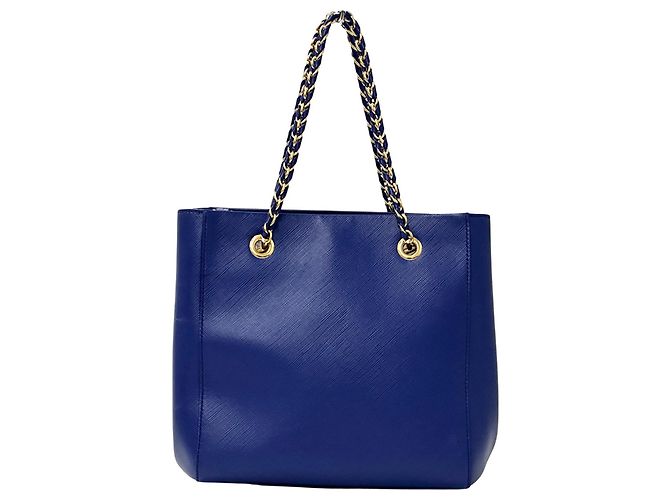 Borsa in pelle blu Salvatore Ferragamo - vista 2