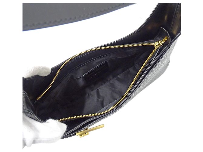 Gancini Borsa a tracolla in pelle grigia Salvatore Ferragamo Marrone - vista 5