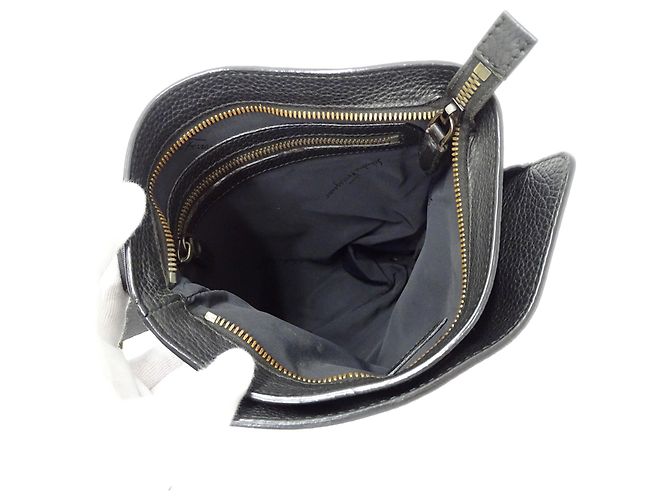 Borsa a tracolla in pelle nera Salvatore Ferragamo Nero - vista 5