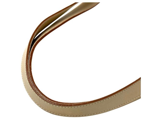 Borsa Tote in tela Salvatore Ferragamo Beige Arancione - vista 17