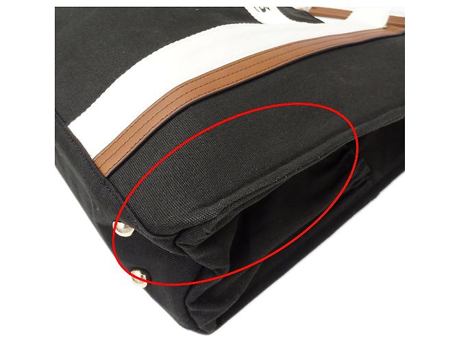 Chloé Schulter- und Tote-Bag aus schwarzem Canvas - Ansicht 11