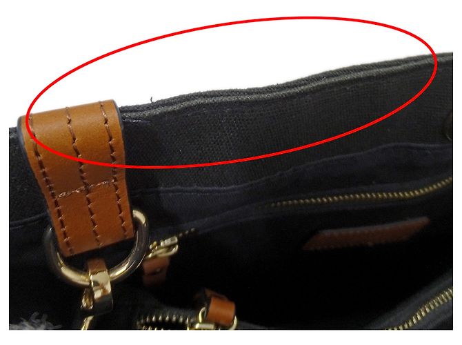 Chloé Schulter- und Tote-Bag aus schwarzem Canvas - Ansicht 8