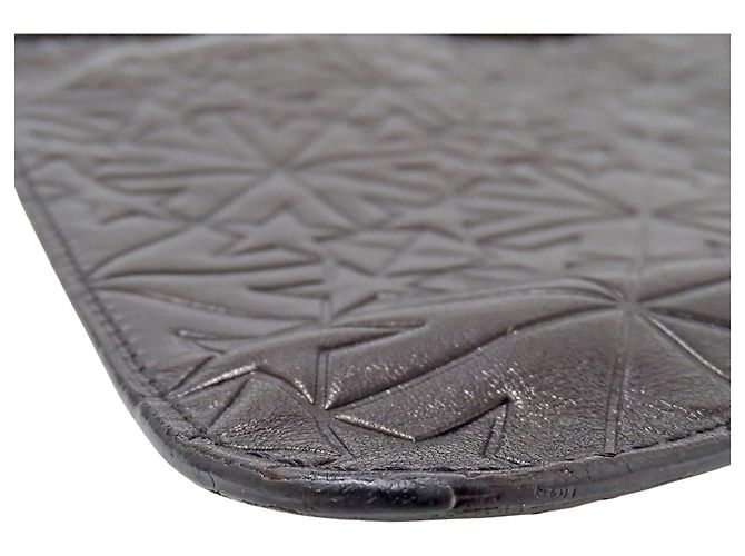 Borsa a pochette Jimmy Choo in pelle nera Nero - vista 10