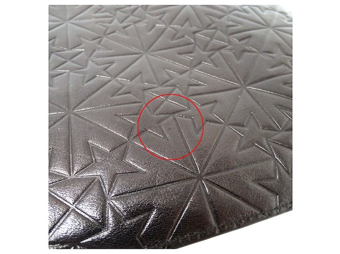 Borsa a pochette Jimmy Choo in pelle nera Nero - vista 8