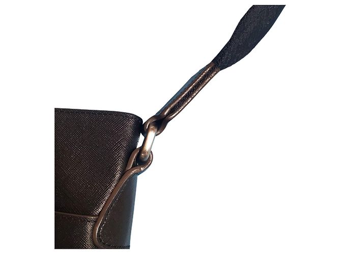 MCM Black Leather Shoulder Bag - view 6