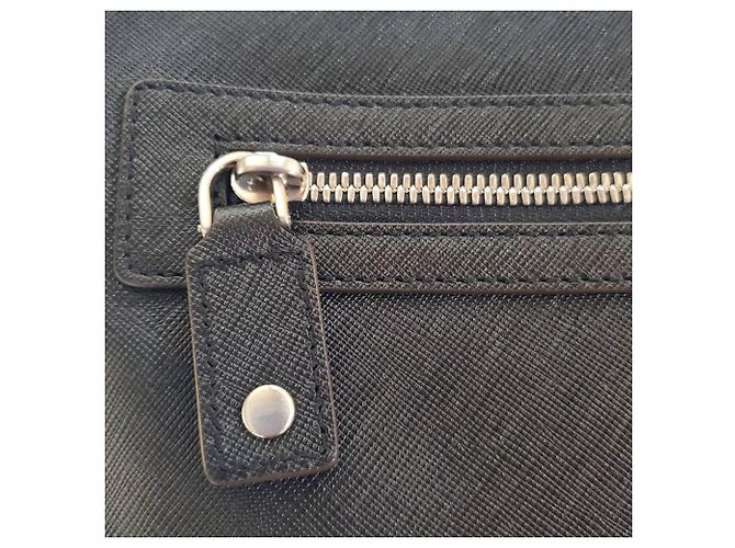 MCM Black Leather Shoulder Bag - view 8