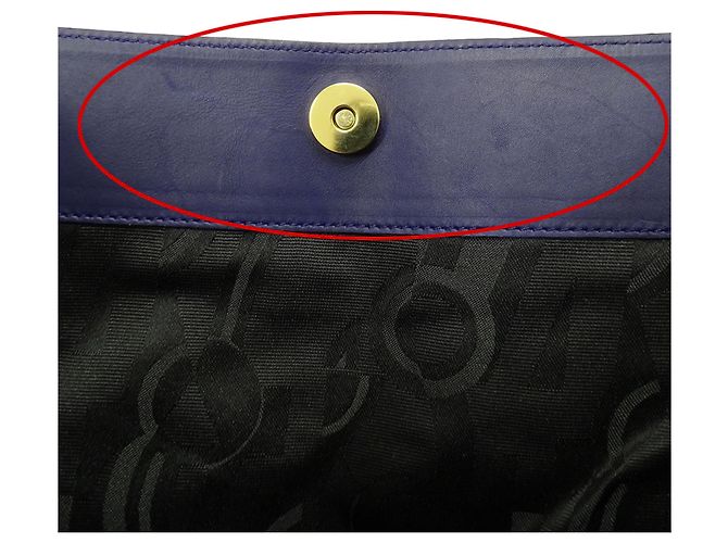 Borsa a tracolla Salvatore Ferragamo Porpora Blu navy - vista 13