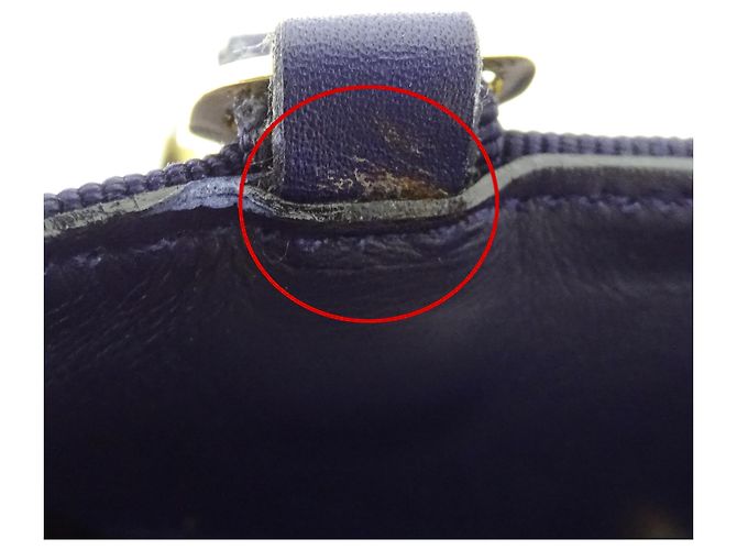 Borsa a tracolla Salvatore Ferragamo Porpora Blu navy - vista 15