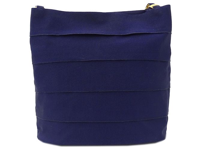 Borsa a tracolla Salvatore Ferragamo Porpora Blu navy - vista 2