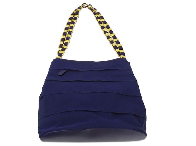 Borsa a tracolla Salvatore Ferragamo Porpora Blu navy - vista 5