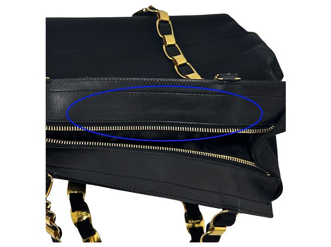Borsa a tracolla Salvatore Ferragamo in nylon nero - vista 13