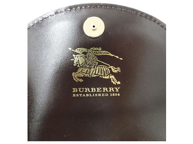 Borsa a tracolla Burberry in nylon kaki marrone Cachi - vista 6