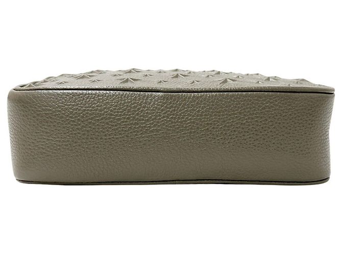 Borsa a tracolla in pelle verde Jimmy Choo Cachi - vista 3