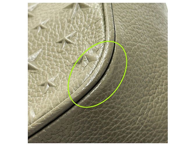 Borsa a tracolla in pelle verde Jimmy Choo Cachi - vista 7
