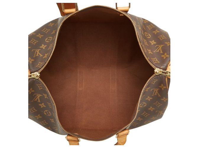 Bolsa Boston Louis Vuitton Monogram Keepall 45 Marrom - vista 10