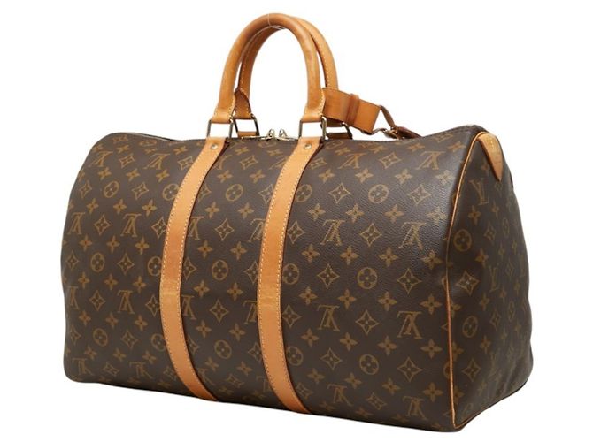 Bolsa Boston Louis Vuitton Monogram Keepall 45 Marrom - vista 2