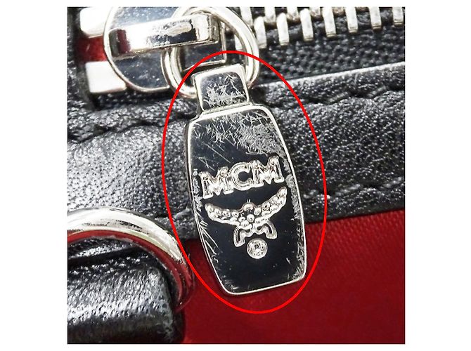 MCM Shopper aus beschichtetem Canvas Schwarz Mehrfarben - Ansicht 10