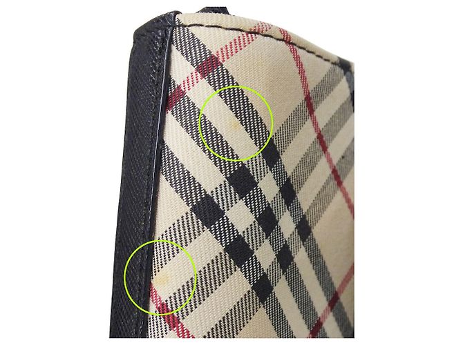 Burberry Shopper-Bag aus beigem Canvas - Ansicht 11