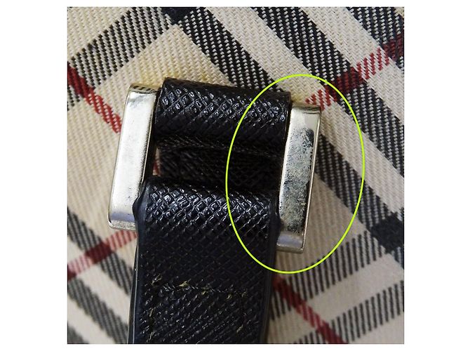 Burberry Shopper-Bag aus beigem Canvas - Ansicht 13