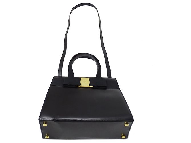 Borsa in pelle Salvatore Ferragamo Nero - vista 5
