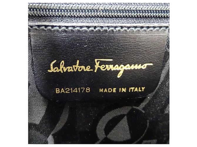Borsa in pelle Salvatore Ferragamo Nero - vista 7