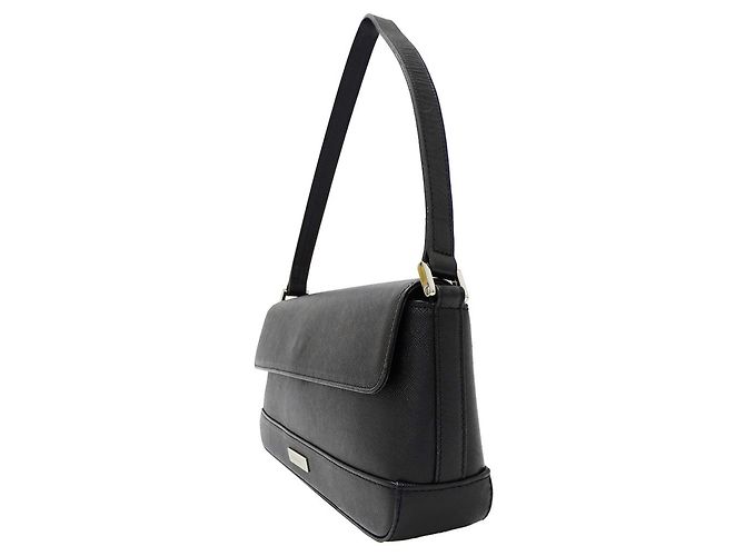 Borsa a tracolla Burberry in pelle nera Nero - vista 4