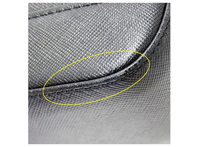 Borsa a tracolla Burberry in pelle nera Nero - vista 6