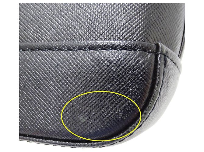 Borsa a tracolla Burberry in pelle nera Nero - vista 7