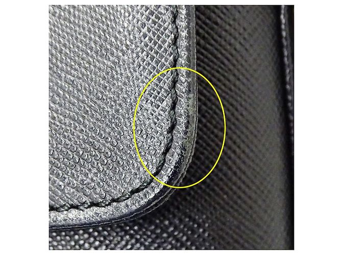 Borsa a tracolla Burberry in pelle nera Nero - vista 8
