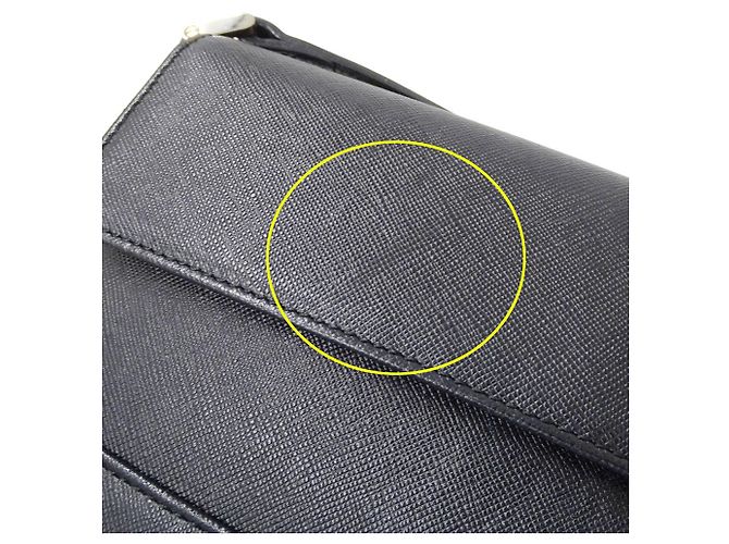 Borsa a tracolla Burberry in pelle nera Nero - vista 9