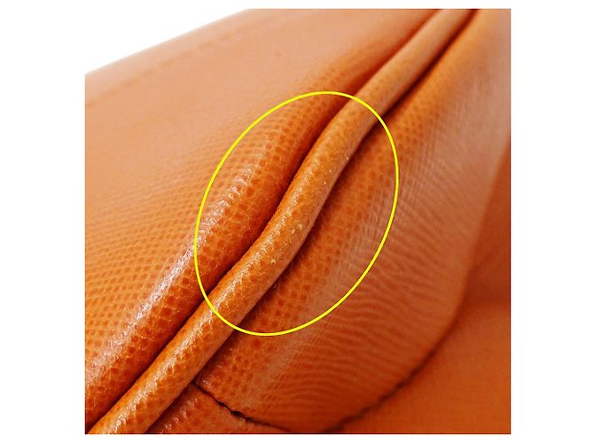 Burberry Schultertasche aus Leder Orange - Ansicht 7