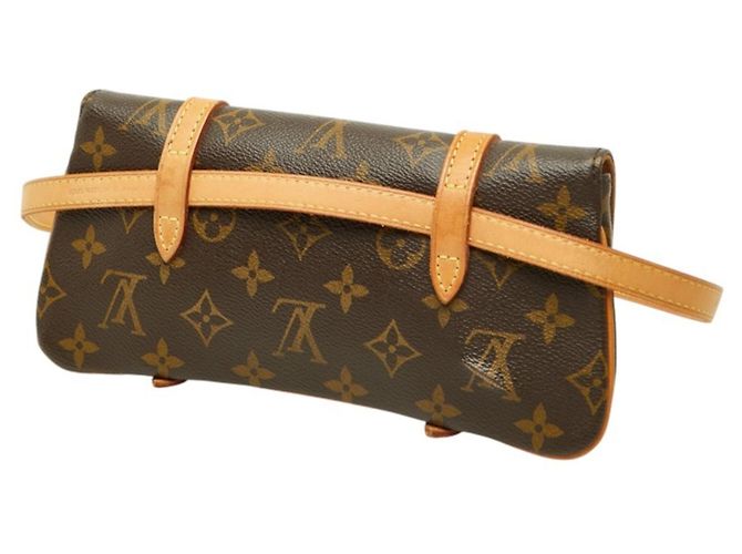 Louis Vuitton Monogram Pochette Marelle Umhängetasche Braun - Ansicht 2
