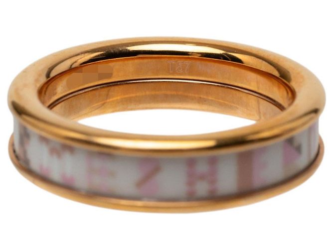 Ring Hermès Anillo Hermes Bricol PM Multicolor Dorado - vista 5